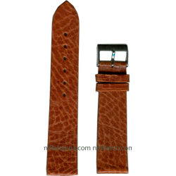 Genuine bison leather strap...
