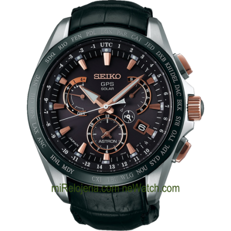 Astron gps solar hot sale dual time 8x53