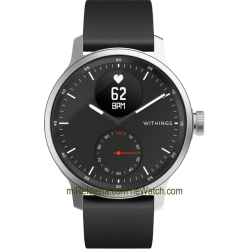 ScanWatch 42 mm Black & Silver
