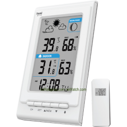 Weather station with sensor