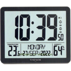 Slim Digital Wall Clock