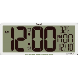 Slim Digital Wall Clock
