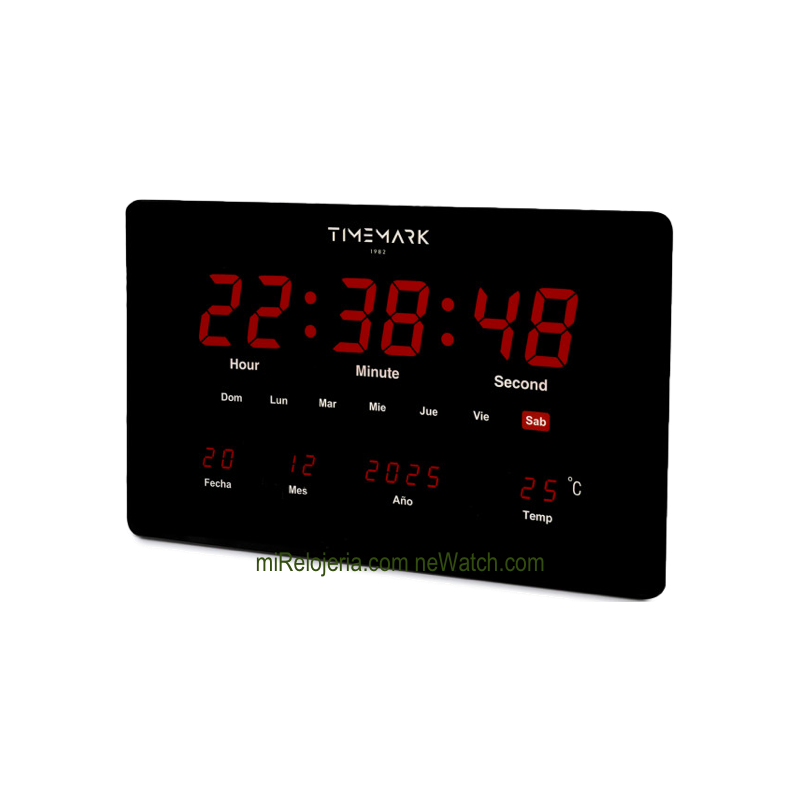 Reloj de pared digital LED
