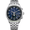 Tsuki-yomi Moon Phase Eco-Drive Radio Controlado