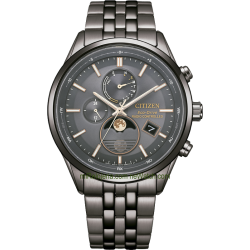 Tsuki-yomi Moon Phase Eco-Drive Radio Controlado