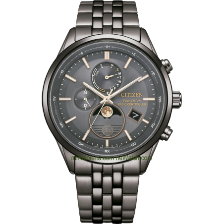 Tsuki-yomi Moon Phase Eco-Drive Radio Controlado